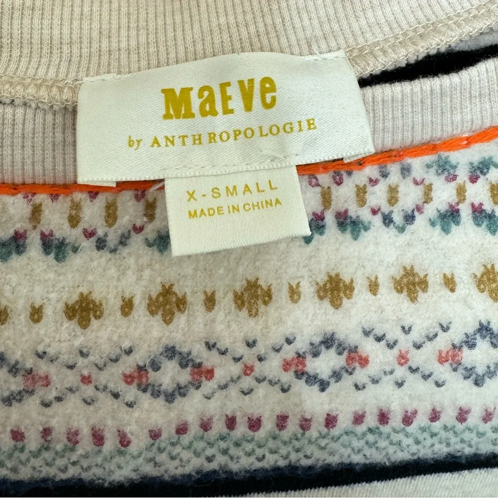 Anthropologie striped sweater size XS - Picture 5 of 6
